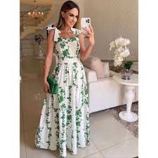 WhiteGreen Dress